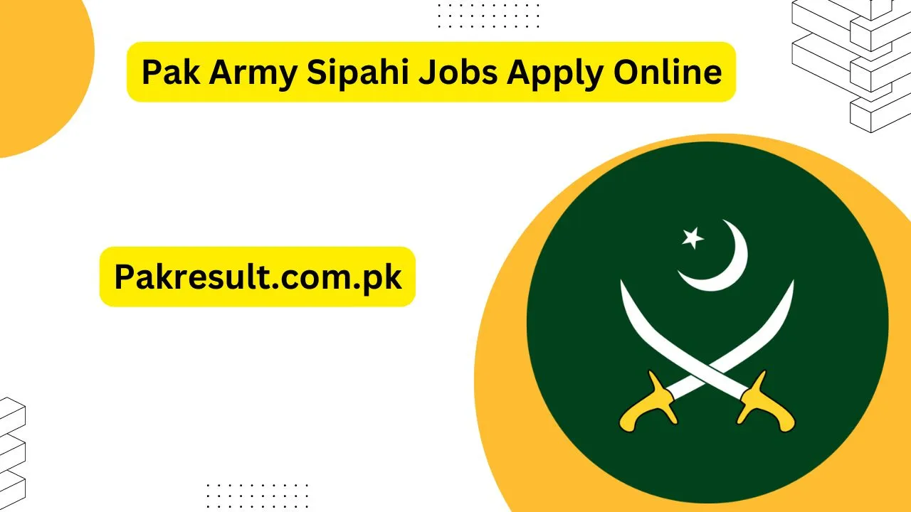 Pak Army Sipahi Jobs 2024 Apply Online