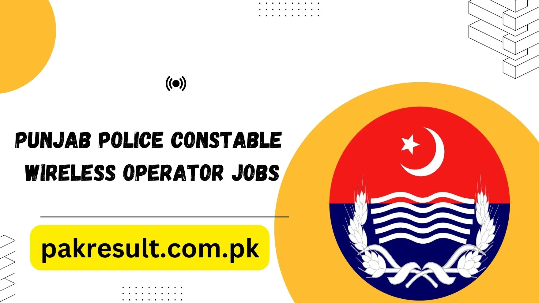 Punjab Police Constable Wireless Operator Jobs 2024 Apply Online