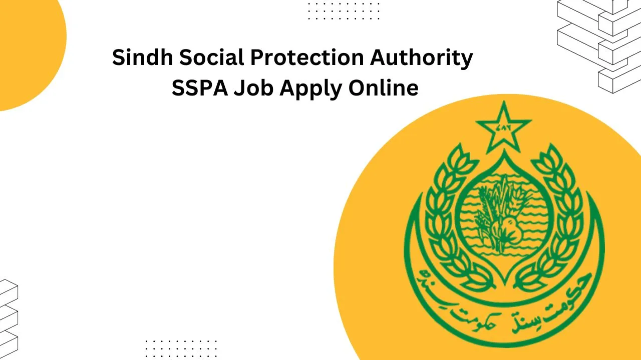 Sindh Social Protection Authority SSPA Job 2024 Apply Online