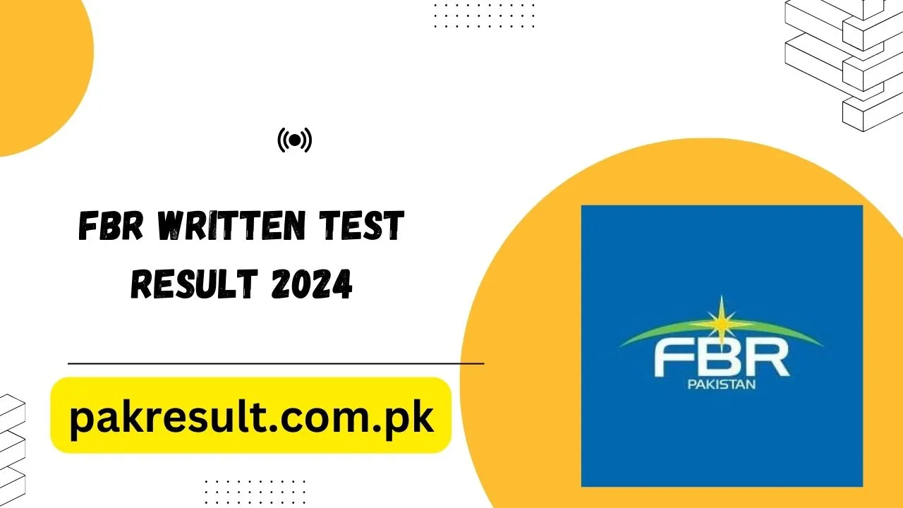 FBR Written Test Result 2024