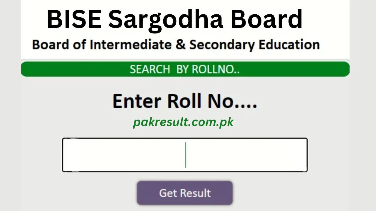 BISE Sargodha Board 9th Class Result 2024 by Roll Number and Name