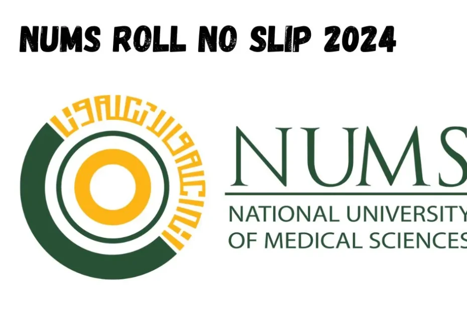 NUMS Roll No Slip 2024