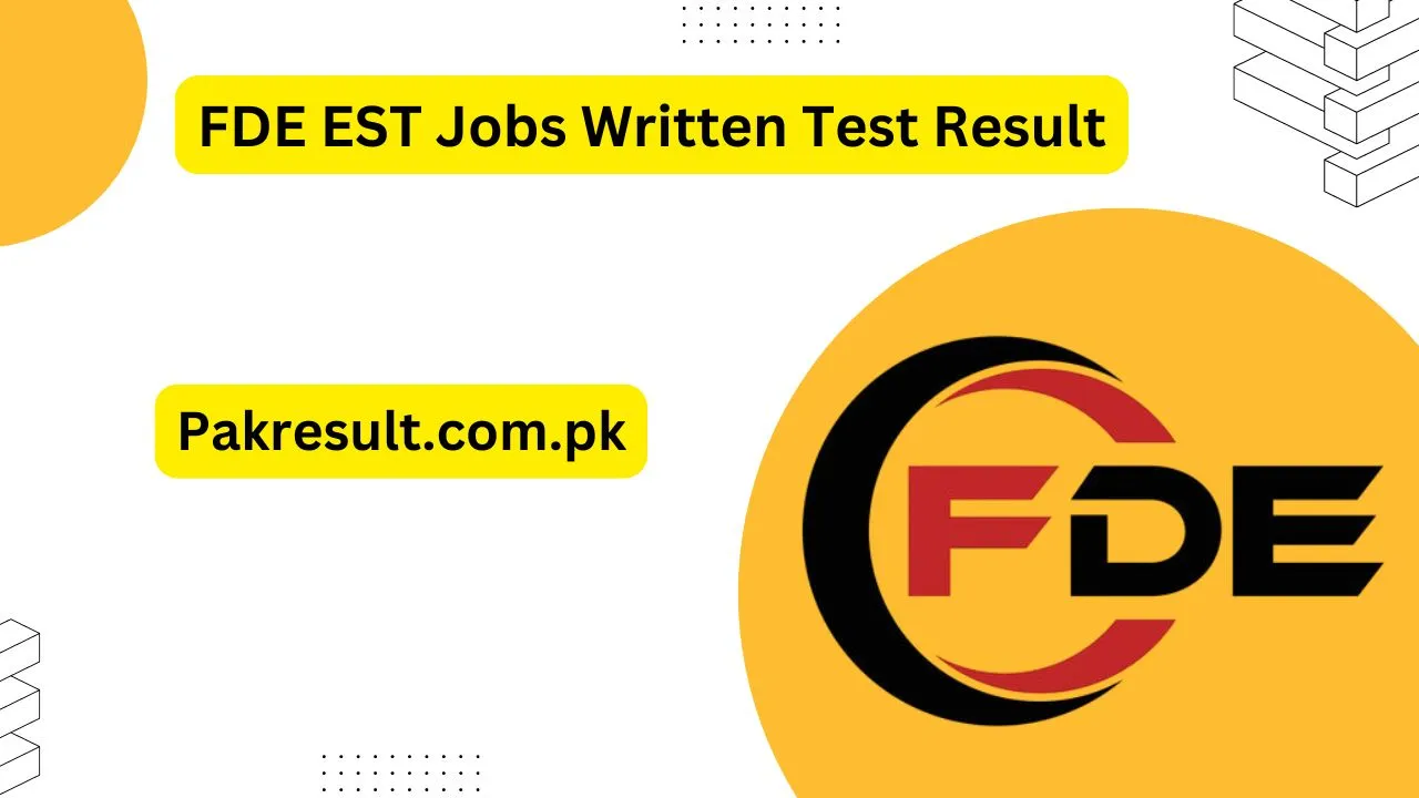 FDE EST Jobs Written Test Result 2024 PDF Download