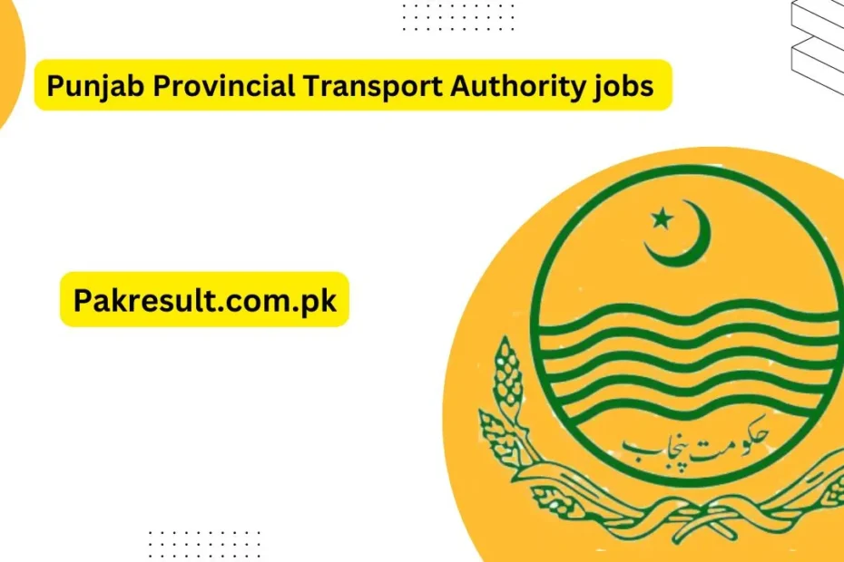 Punjab Provincial Transport Authority jobs